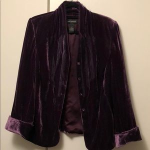 Lane Bryant Velvet Blazer